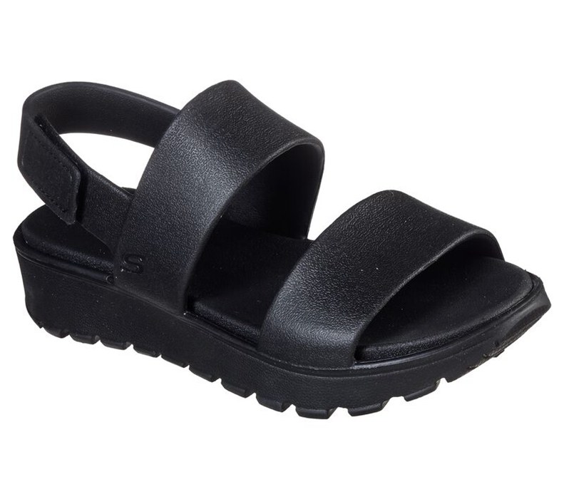 Skechers Cali Gear: Footsteps - Breezy Feels - Womens Sandals Black [AU-QQ6919]